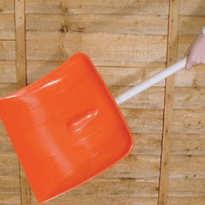 Orange-snow-shovel